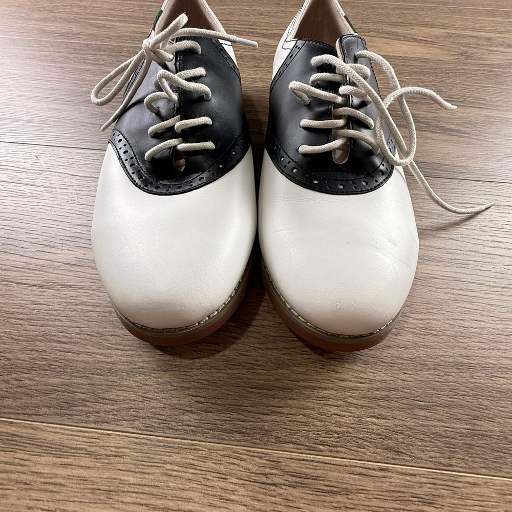 Eastland Sadie Saddle Shoes Womens Black White Leather Oxford Memory Foam 11 - Picture 2 of 13